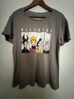 Disney Villains Tee - Gray Large
